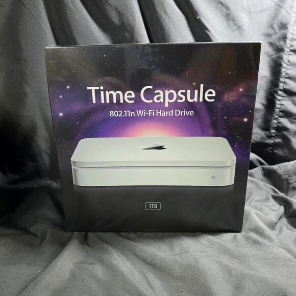 Apple Time Capsule 802.11n Wi-Fi Hard Drive 1TB Time Machine Wireless Backup 09